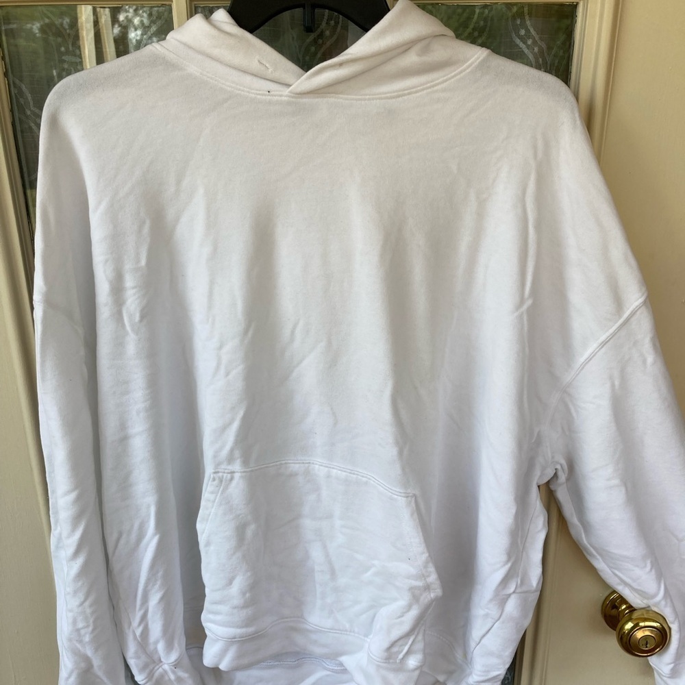 Levi's White Hoodie Sweatshirt
